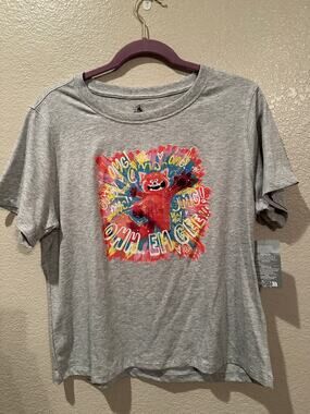 NWT Disney Parks Pixar Turning Red Mei Panda OMG Abstract Art tee M